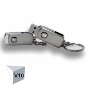 فلش مموری تبلیغاتی فلزی 64 گیگ مدل V10