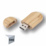 فلش مموری تبلیغاتی چوبی 8 گیگ مدل D80