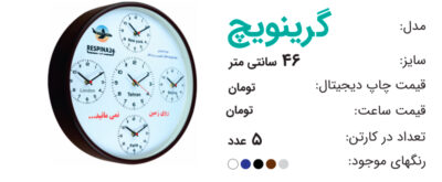 ساعت تبلیغاتی گرینویچ