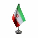 پرچم رومیزی لیزی دورو با پایه فلزی