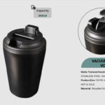 ماگ وکیوم تبلیغاتی VC2 لیوان استیل دوجداره مات