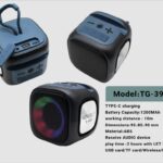 اسپیکر بلوتوثی TG-395 با باتری ۱۲۰۰ میلی‌آمپر، USB، TF، AUX و رادیو FM