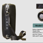 اسپیکر بلوتوثی TG-324 با باتری ۱۵۰۰ میلی‌آمپر، USB، TF و AUX
